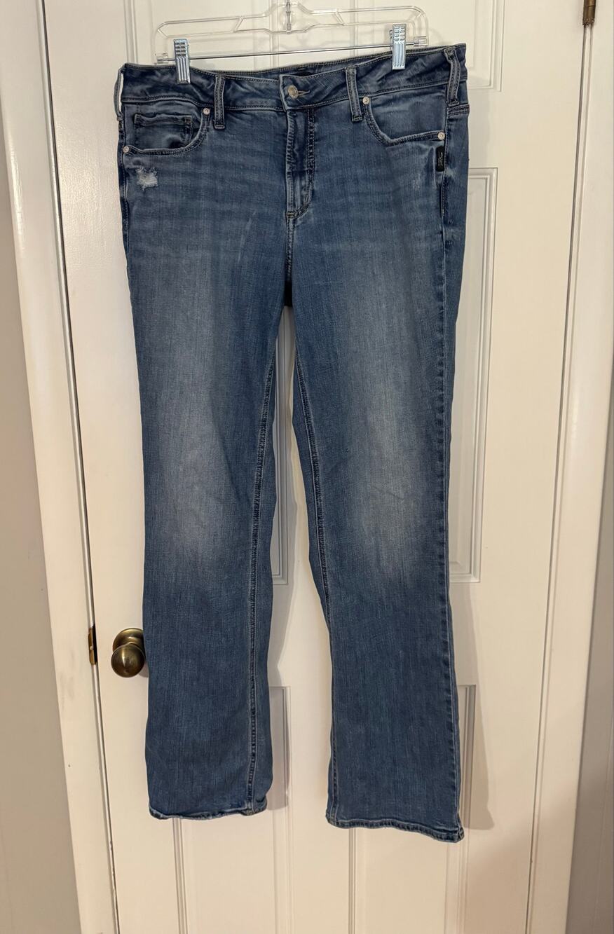 Silver Jeans Co straight leg denim
